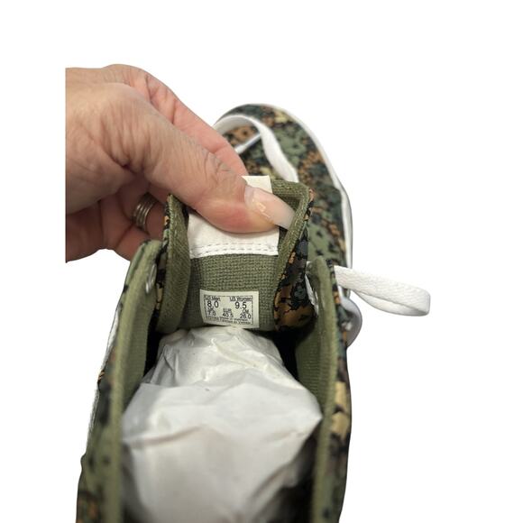 VANS Sk8-Hi Green Camo Floral Pattern Sneakers – M 8 / W9.5 - Picture 7 of 8